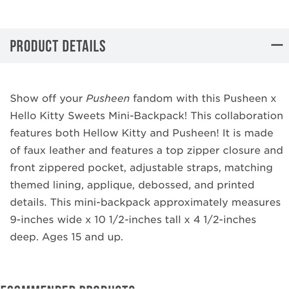 NWT Hello Kitty Pusheen Loungefly Mint Green Pastel Pink FYE Exclusive Backpack - Picture 4 of 7